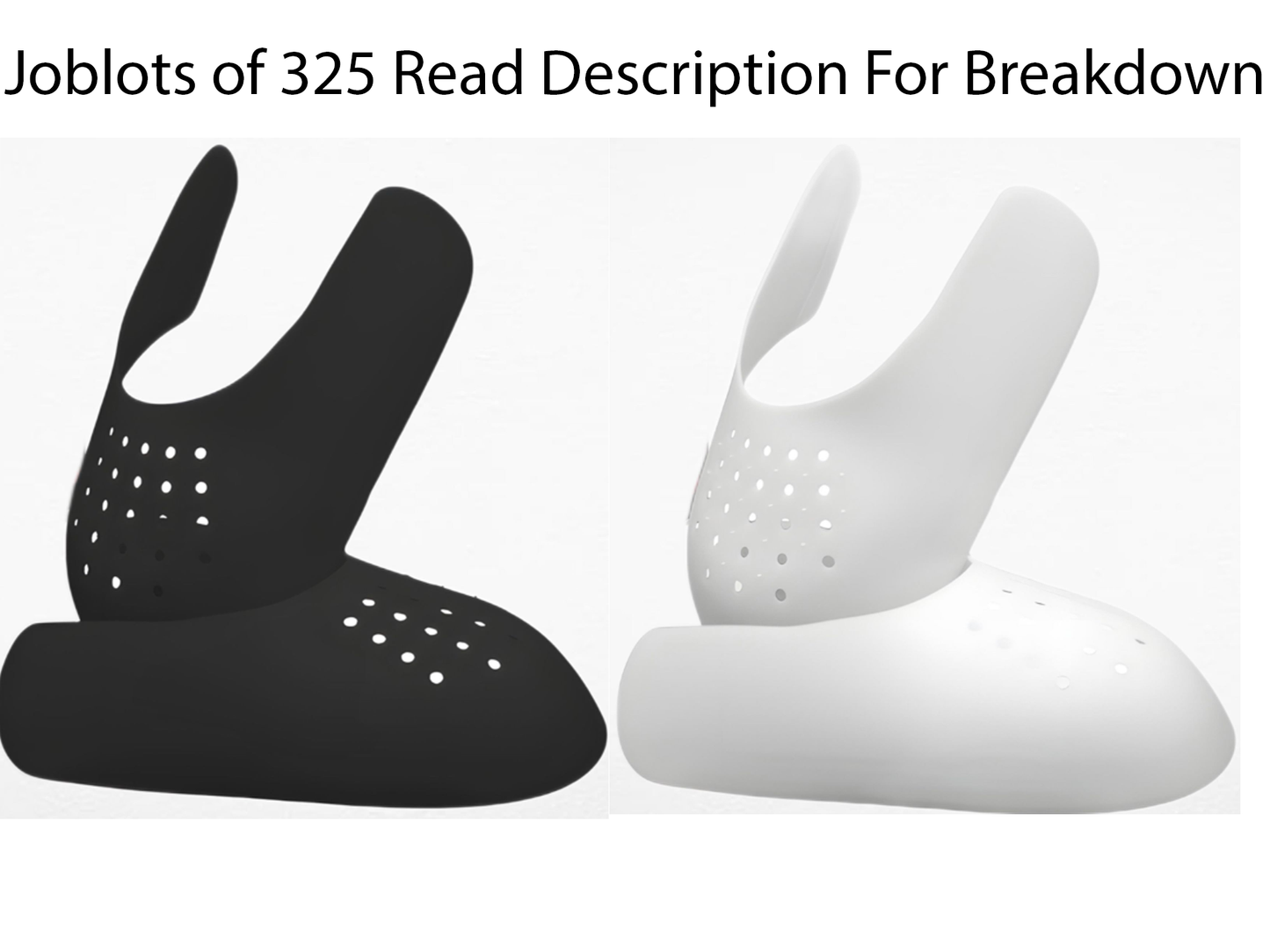 325 Pairs X Crease Protectors BREAKDOWN IN DESCRIPTION