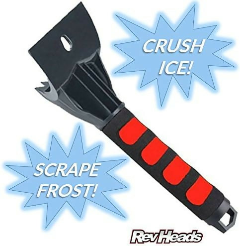 68 x RevHeads Ice Scraper for Cars and Pick Up Trucks - The Almost Indestructible Windscreen Scraper Will Scrape Pesky Frost And Ice From Windscreens And Side Windows With Ease