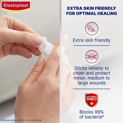 190 X Elastoplast sensitive plasters 20pks