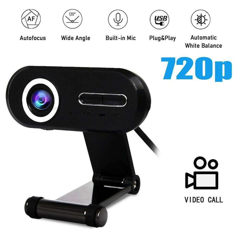 100 x VIVITAR HD Webcam USB AutoFocus Web Camera With Microphone For Windows / Apple Mac OS etc.