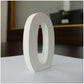 1022pcs White Wooden Numbers 8cm Mixed Joblot 0, 2 to 9 Number Free Standing