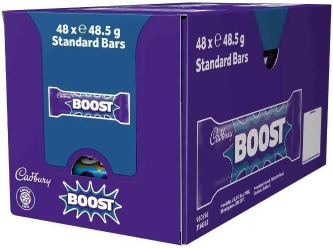 240 X 48.5g Cadbury Boost Bar Delicious Tasty And Twisty Treat Gift Hamper (5 Ful Boxes)