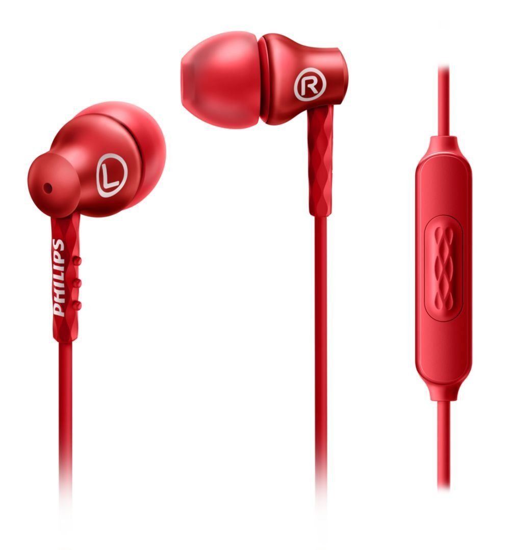 96 X Philips Red Earphones SHE8105 RRP £1919.04