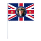 10 x 50 Pack King Charles III Hand Waving Flag Union Jack