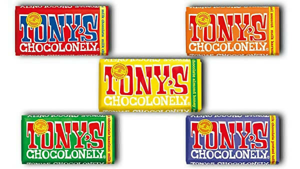 20 x Tony's Chocolonely Chocolate 180g Mix Hamper 180 g Size of chocolaty Bars