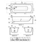 10 X Baths Armitage Shanks Sandringham 1700mm x 700mm