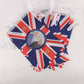 50pcs Union Jack Flag Bunting King Charles III & Queen Consort Camilla