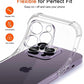 700pcs (600X iPhone 12 + 100X iPhone 12 Pro Max) Premium Shockproof Silicone Bumper Clear Lens Protection Cases & Covers