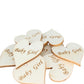 5000 Wooden Heart Embellishment Engraved Word Baby Girl