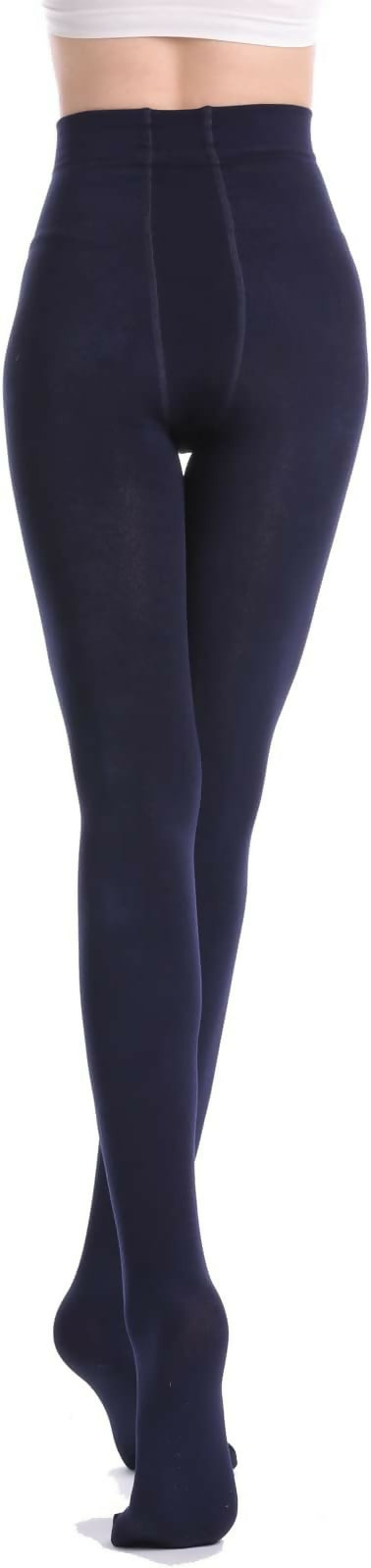 69 x 2 Pack YAGAXI Fleece Lined Opaque Tights for Women - 2 Pairs 100D Warm Winter Pantyhose with Control Top