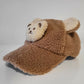 90 X Bear Baseball Cap for kids- Cream & Brown