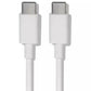 200 x Google 18w Fast Charge USB-C TO USB-C Cable Charger Lead White (Re-tied)